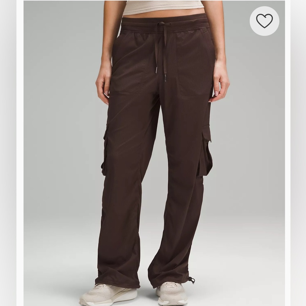 Lululemon Athletica Brown Track Pants with Drawstring Waist